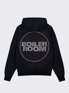 NWT Boiler Room Black Diamanté Hoodie